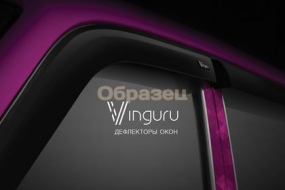 Дефлекторы Vinguru для окон Toyota Fortuner II 2017-2021